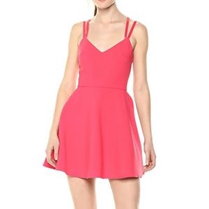 French Connection Strappy Mini Dress (azalea)